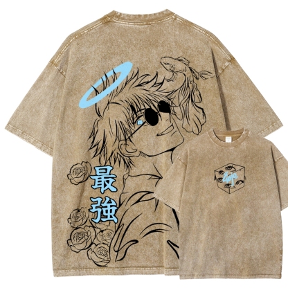 Jujutsu Kaisen Unisex Fit Washed T-Shirt