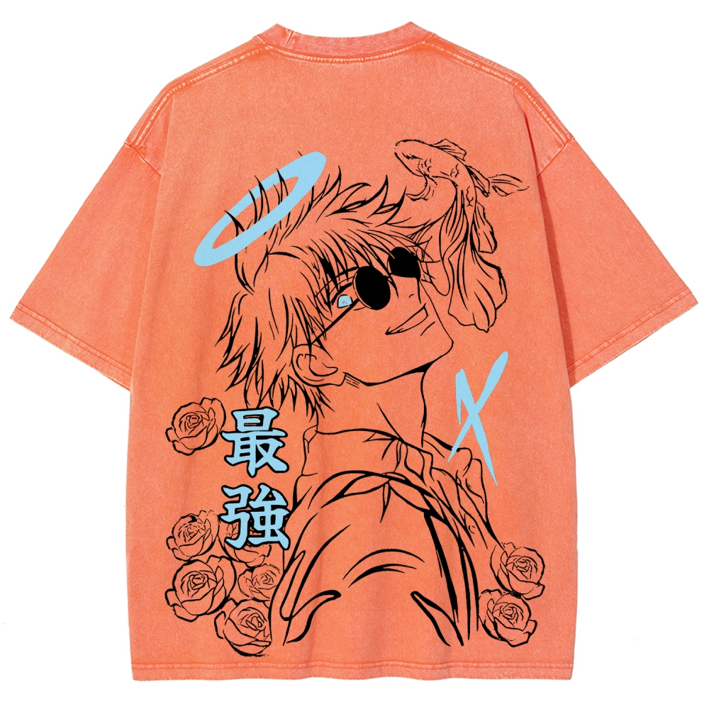 Jujutsu Kaisen Unisex Fit Washed T-Shirt
