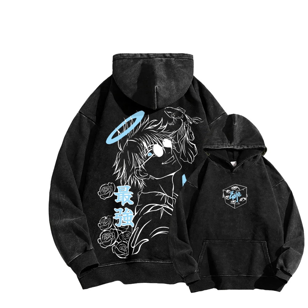 Jujutsu Kaisen Unisex Washed Hoodie