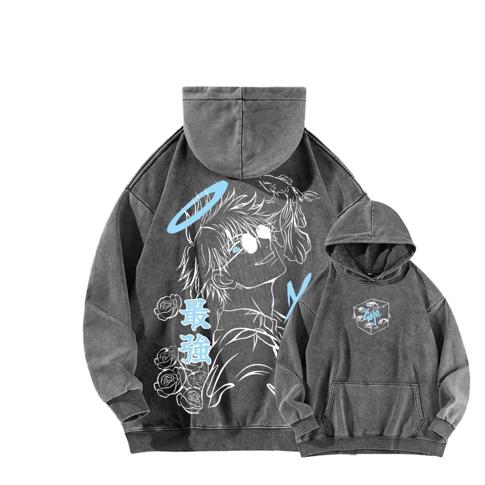 Jujutsu Kaisen Unisex Washed Hoodie