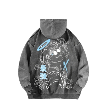 Jujutsu Kaisen Unisex Washed Hoodie