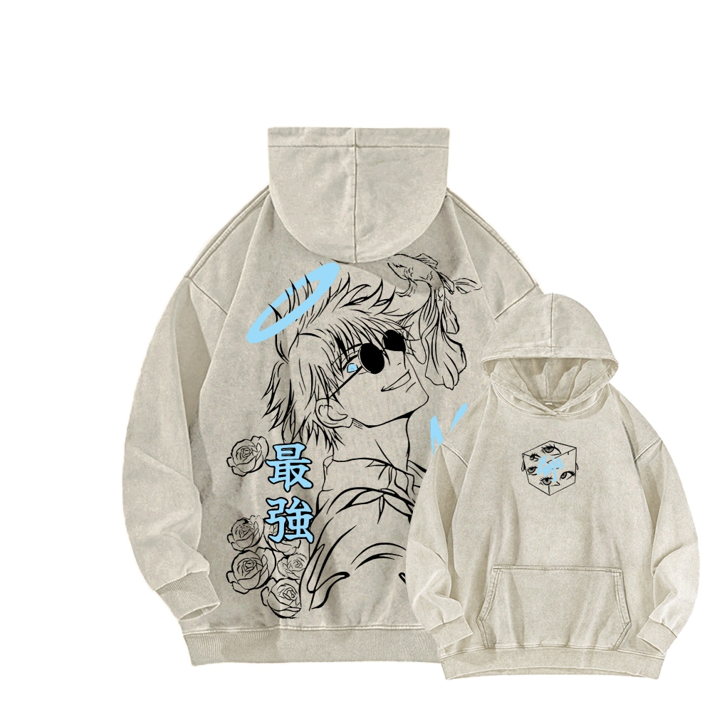 Jujutsu Kaisen Unisex Washed Hoodie