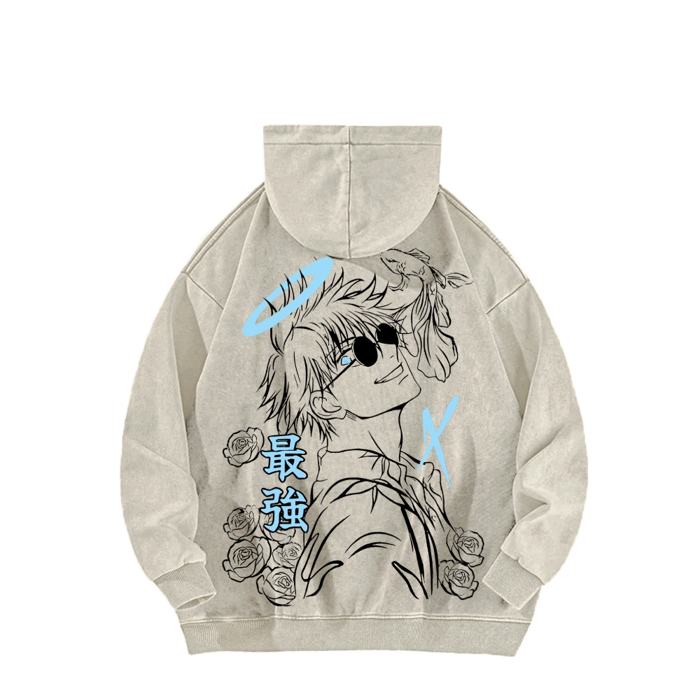 Jujutsu Kaisen Unisex Washed Hoodie