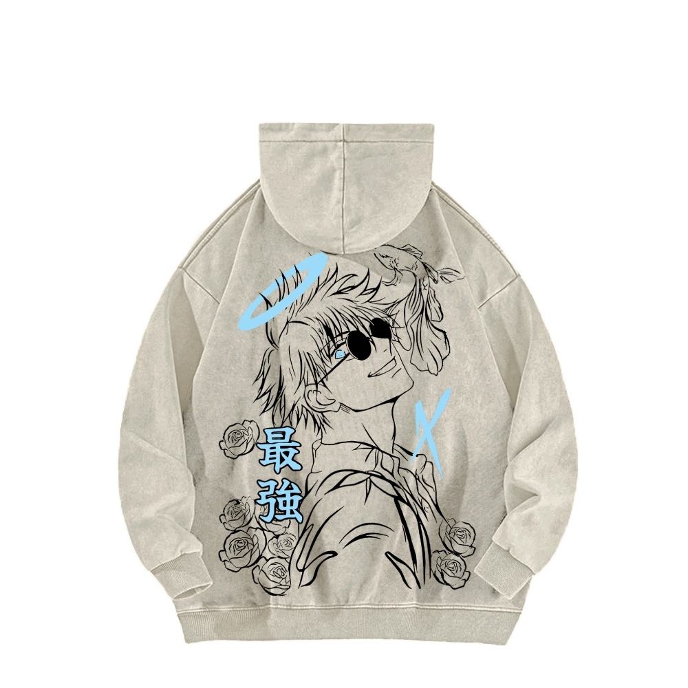 Jujutsu Kaisen Unisex Washed Hoodie