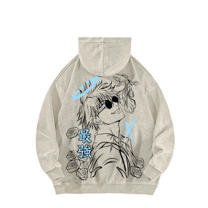 Jujutsu Kaisen Unisex Washed Hoodie