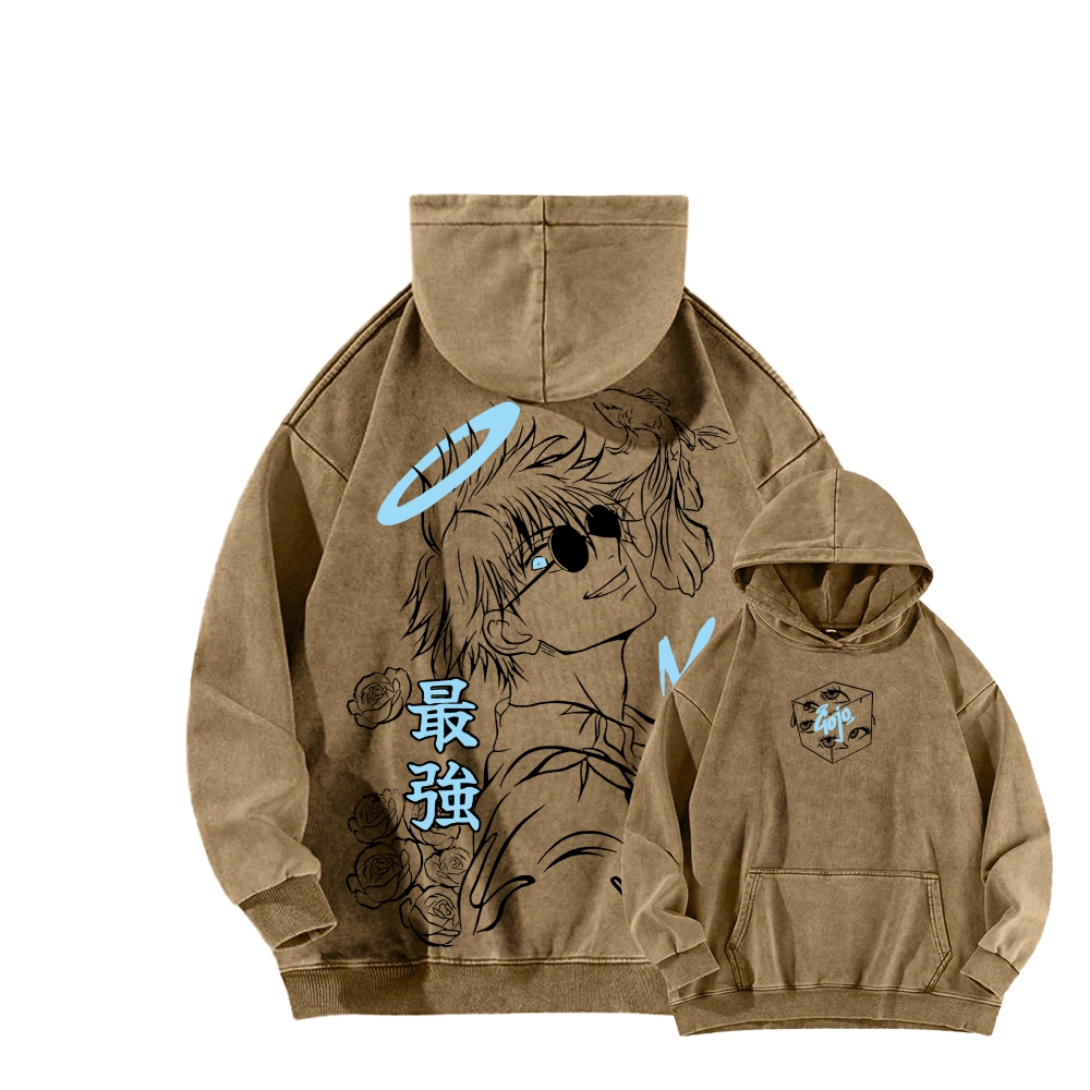 Jujutsu Kaisen Unisex Washed Hoodie
