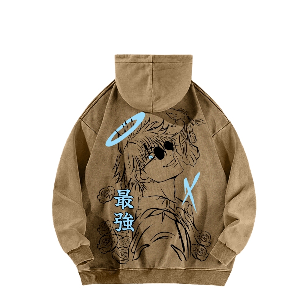Jujutsu Kaisen Unisex Washed Hoodie