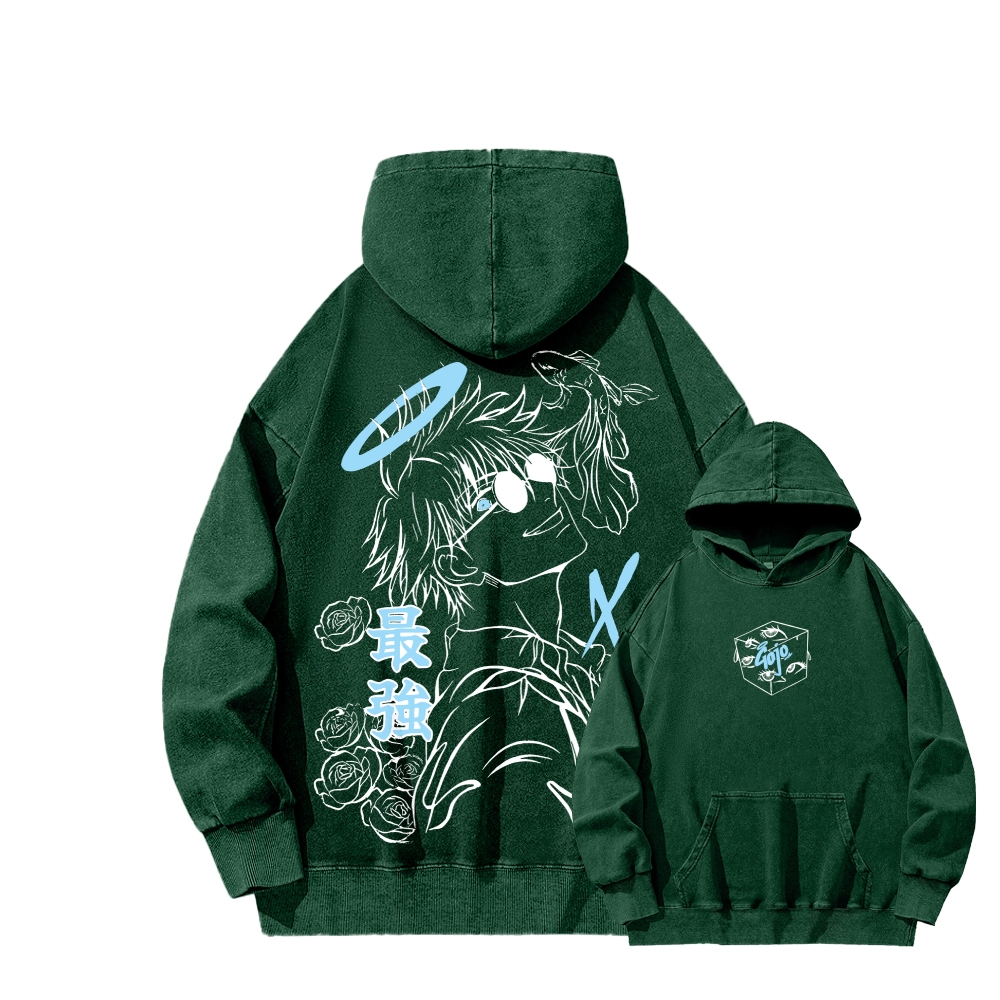 Jujutsu Kaisen Unisex Washed Hoodie
