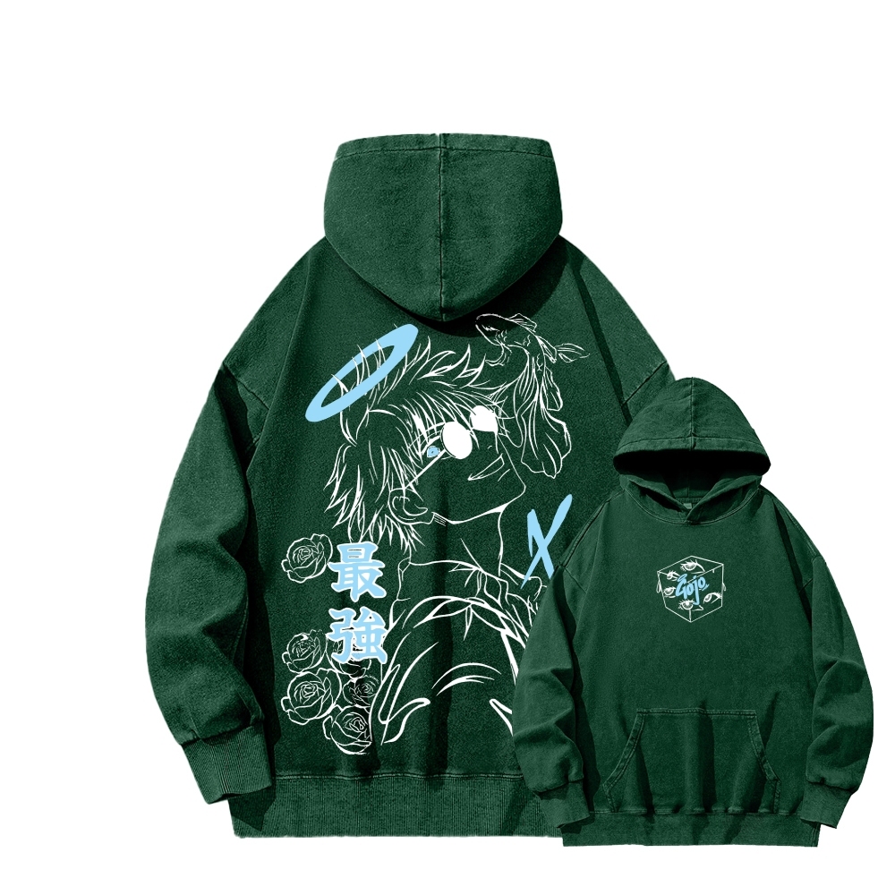 Jujutsu Kaisen Unisex Washed Hoodie