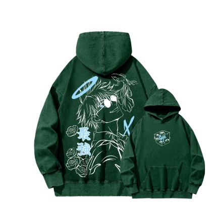 Jujutsu Kaisen Unisex Washed Hoodie