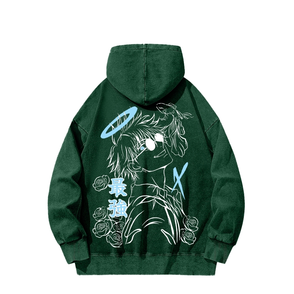 Jujutsu Kaisen Unisex Washed Hoodie