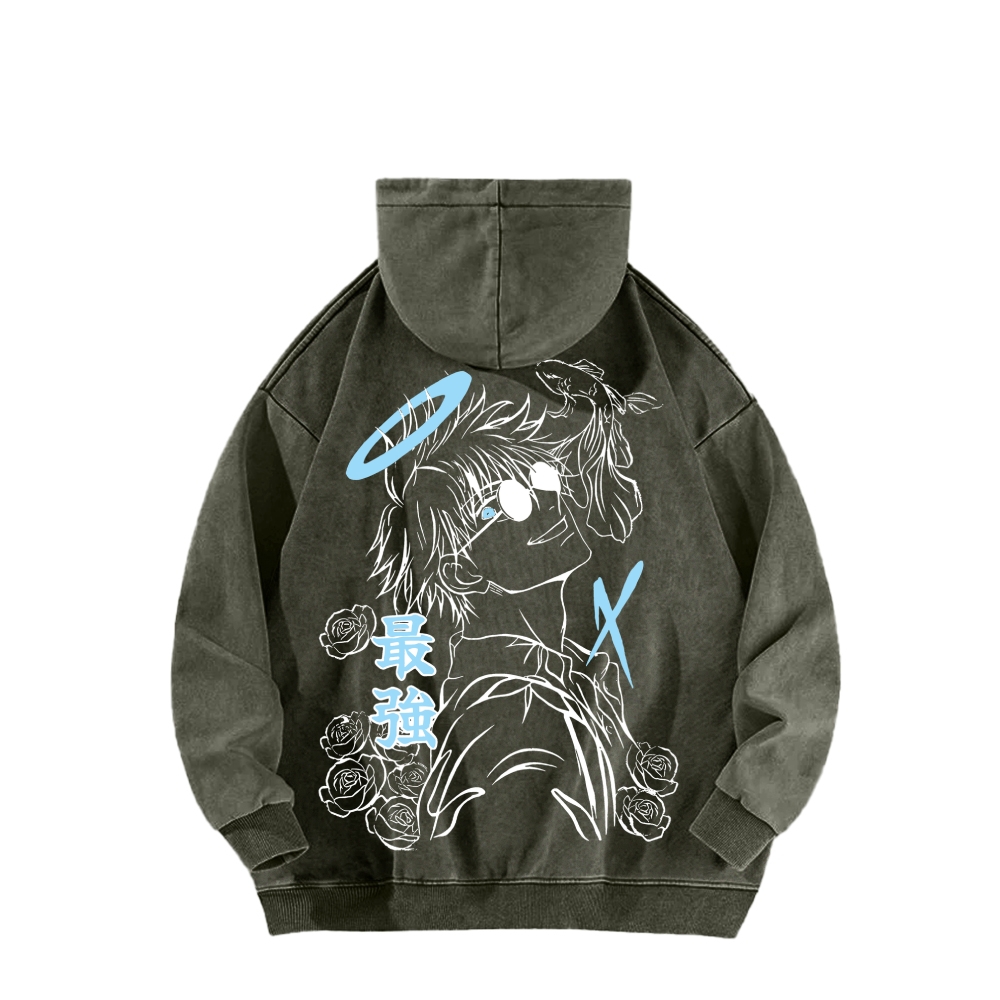 Jujutsu Kaisen Unisex Washed Hoodie