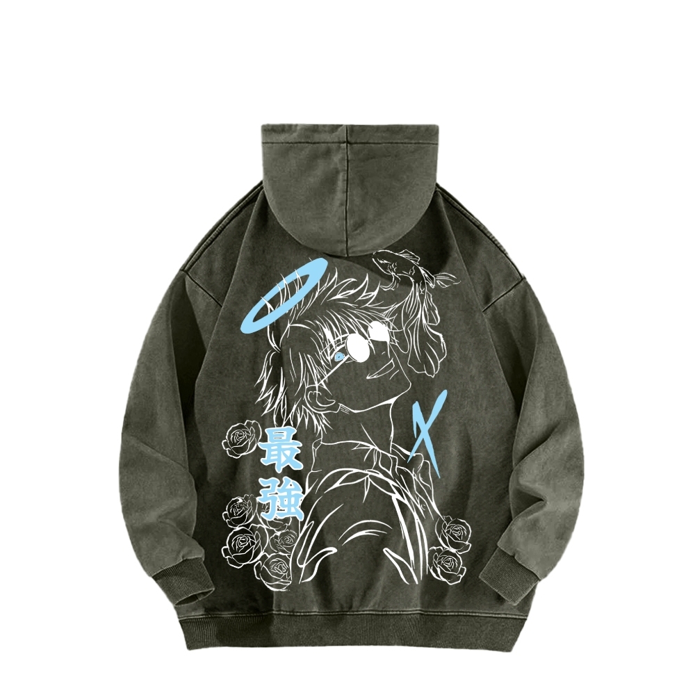 Jujutsu Kaisen Unisex Washed Hoodie