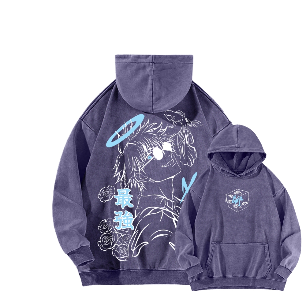 Jujutsu Kaisen Unisex Washed Hoodie