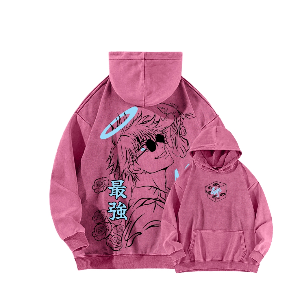 Jujutsu Kaisen Unisex Washed Hoodie