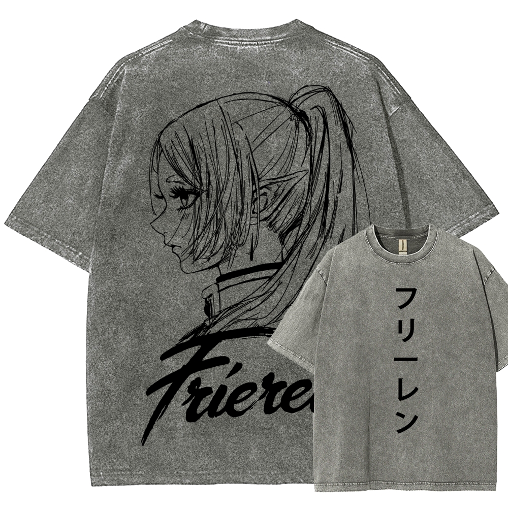 Frieren Unisex Fit Washed T-Shirt