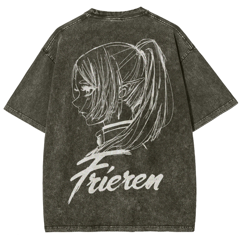 Frieren Unisex Fit Washed T-Shirt