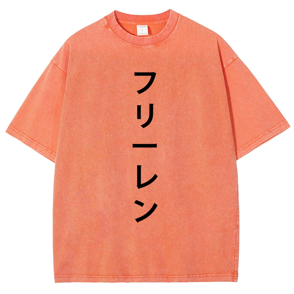 Frieren Unisex Fit Washed T-Shirt
