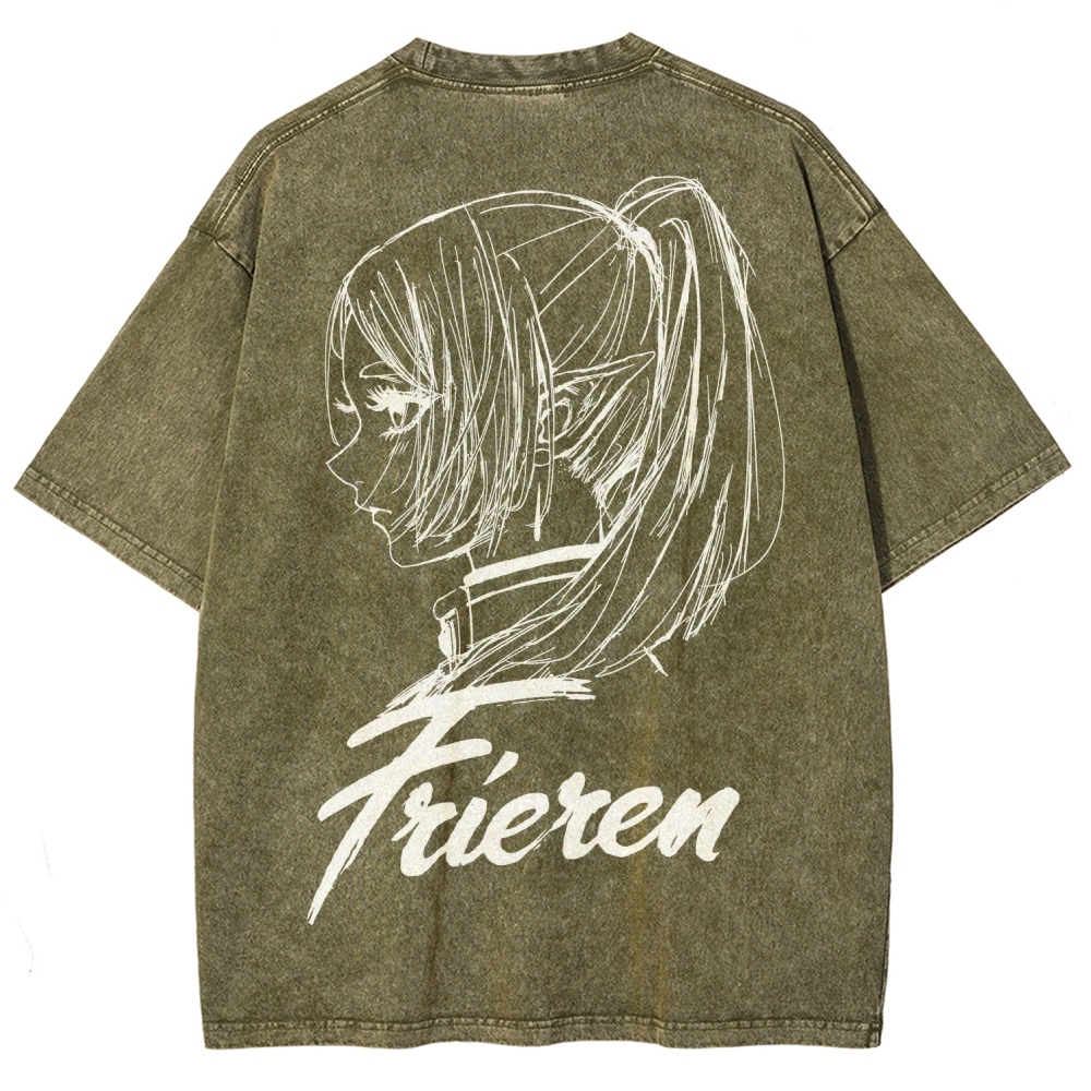 Frieren Unisex Fit Washed T-Shirt
