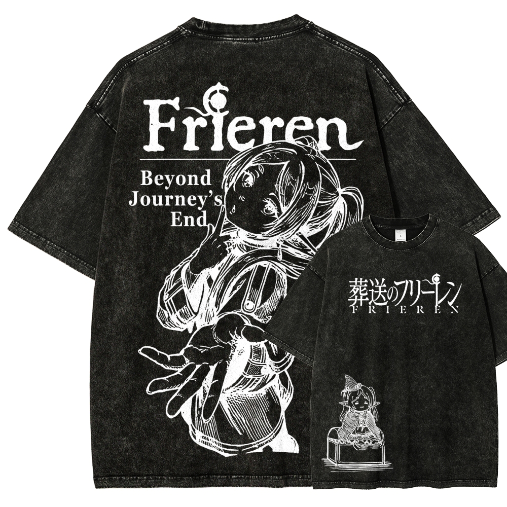 Frieren Unisex Fit Washed T-Shirt