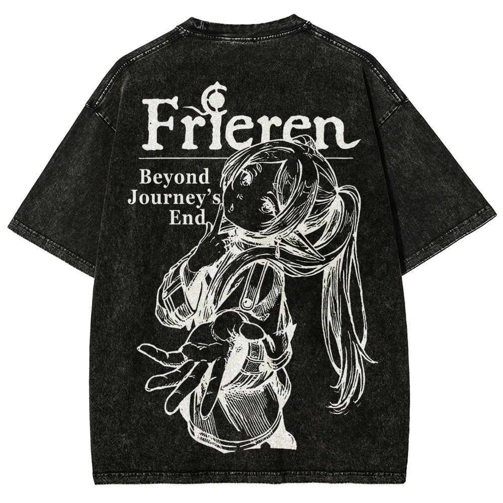 Frieren Unisex Fit Washed T-Shirt