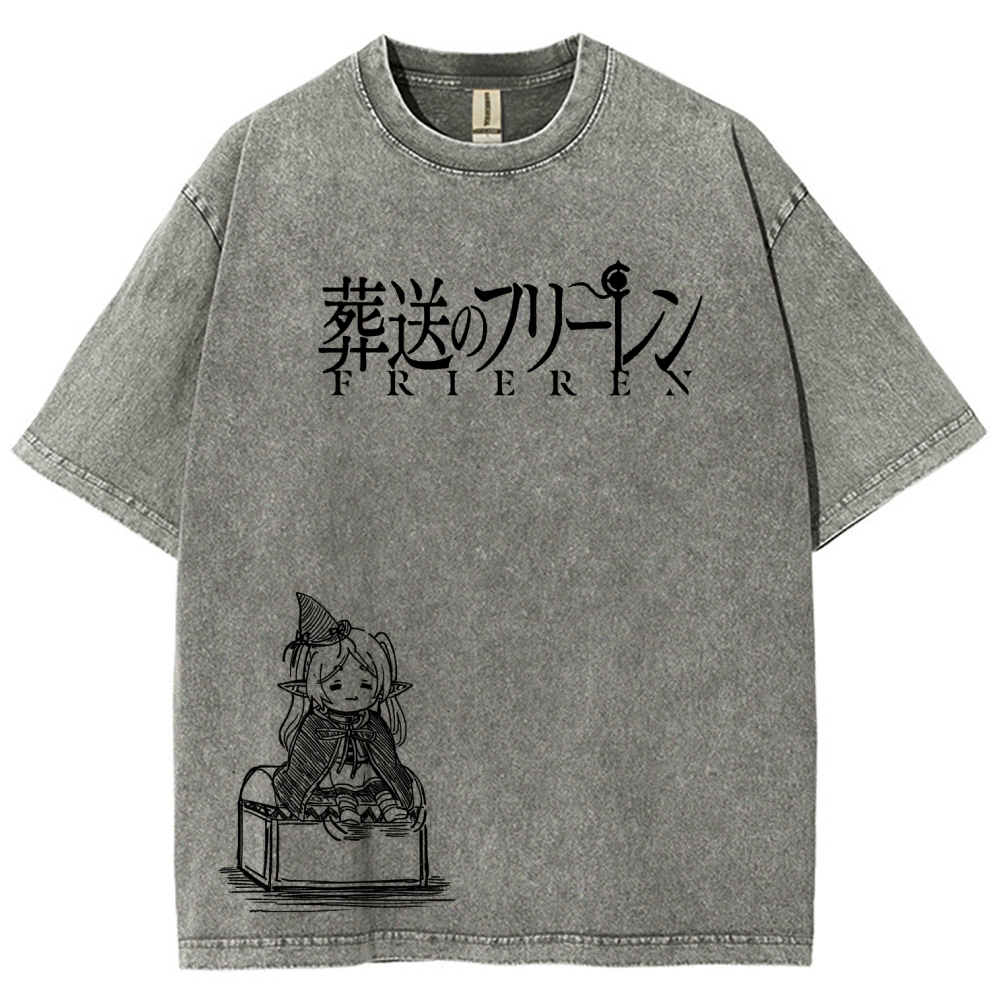 Frieren Unisex Fit Washed T-Shirt