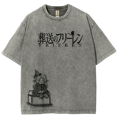 Frieren Unisex Fit Washed T-Shirt