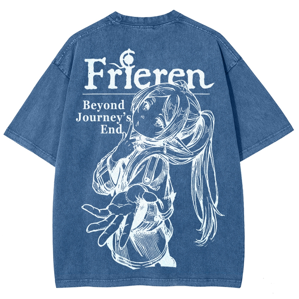 Frieren Unisex Fit Washed T-Shirt