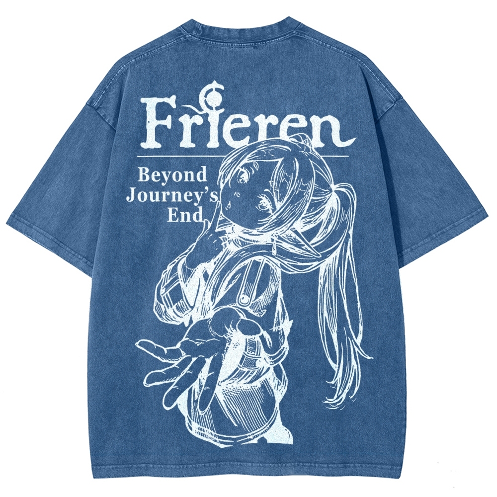 Frieren Unisex Fit Washed T-Shirt