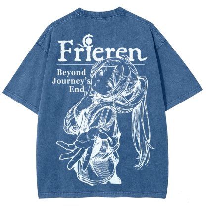 Frieren Unisex Fit Washed T-Shirt