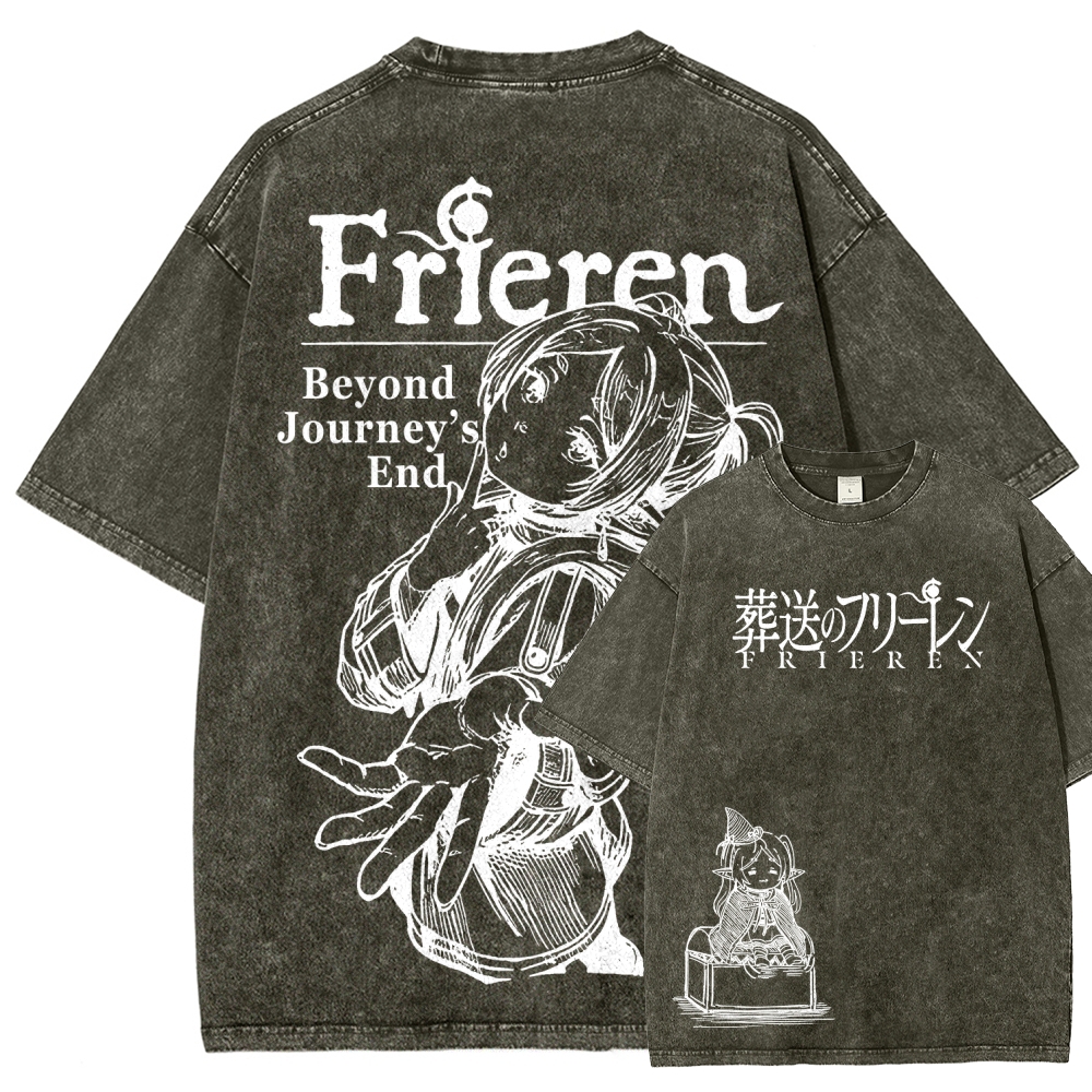 Frieren Unisex Fit Washed T-Shirt