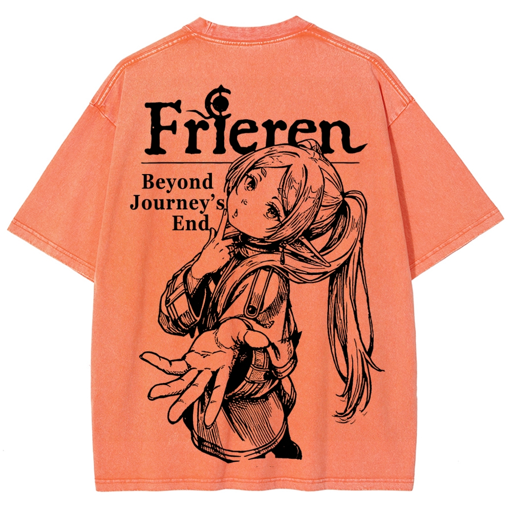 Frieren Unisex Fit Washed T-Shirt
