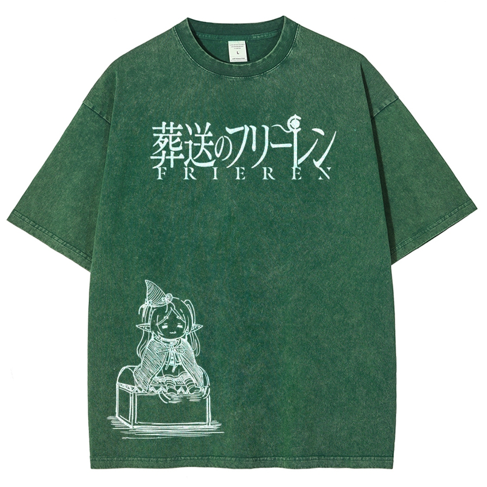 Frieren Unisex Fit Washed T-Shirt
