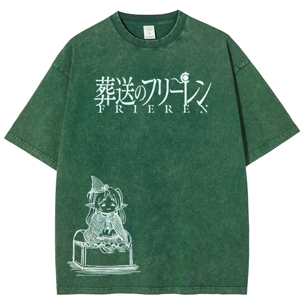 Frieren Unisex Fit Washed T-Shirt
