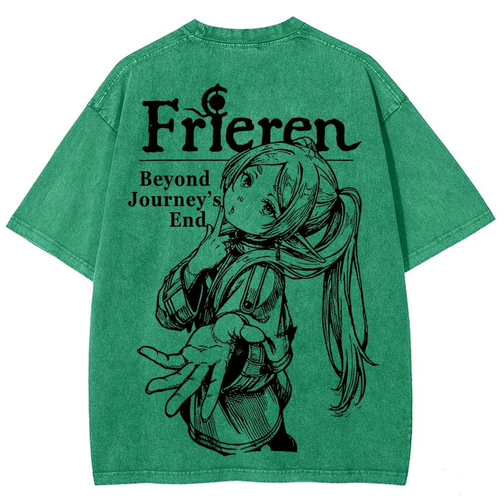 Frieren Unisex Fit Washed T-Shirt