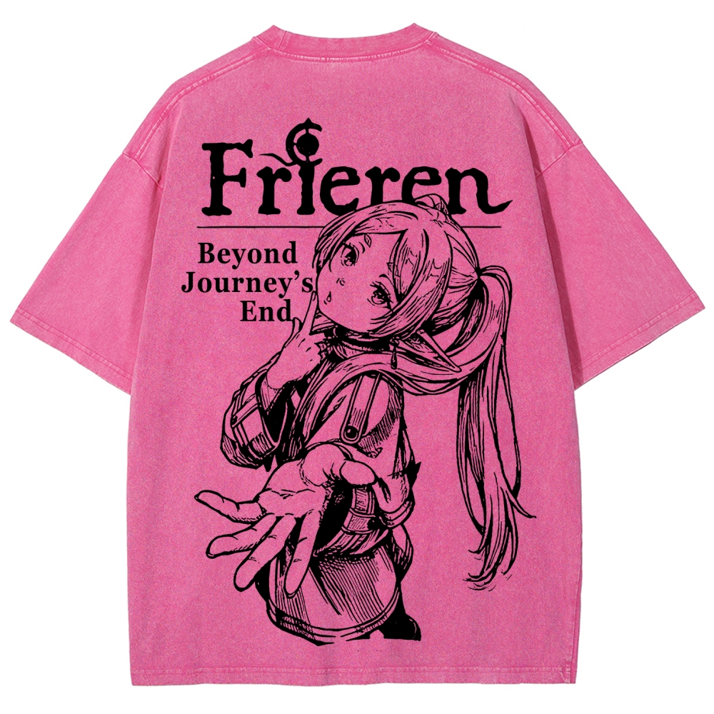 Frieren Unisex Fit Washed T-Shirt