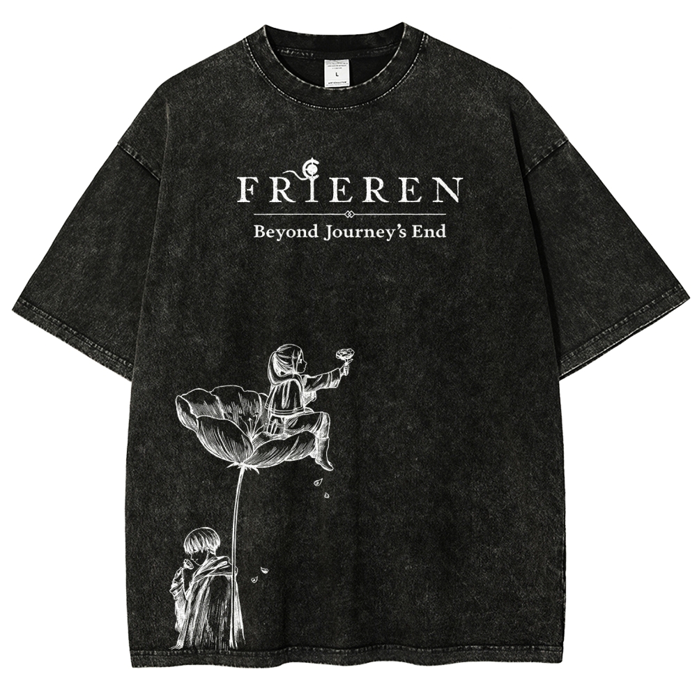 Frieren Unisex Fit Washed T-Shirt