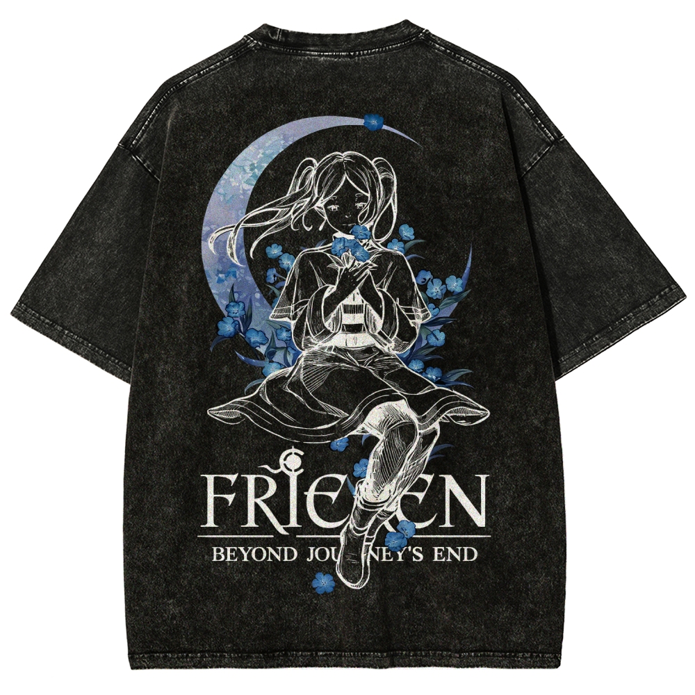Frieren Unisex Fit Washed T-Shirt