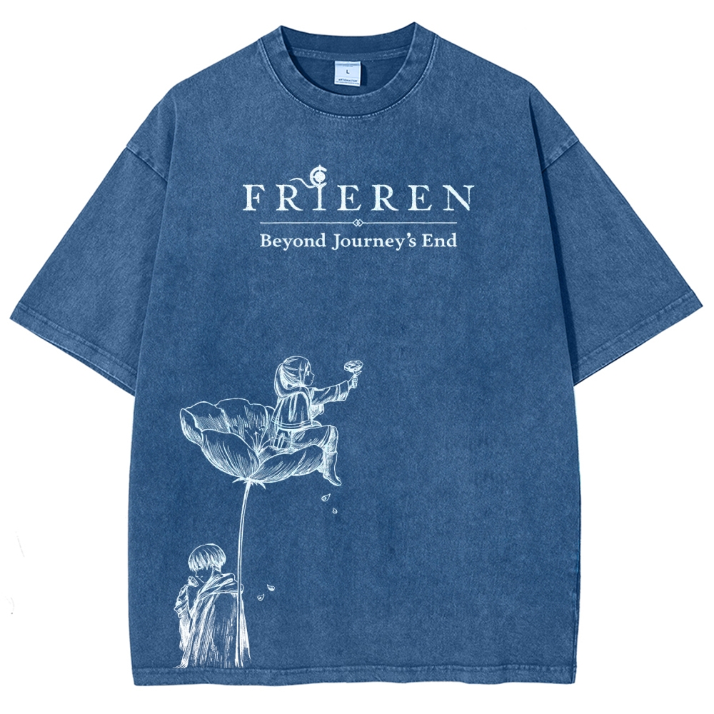 Frieren Unisex Fit Washed T-Shirt