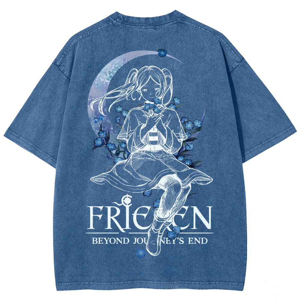 Frieren Unisex Fit Washed T-Shirt