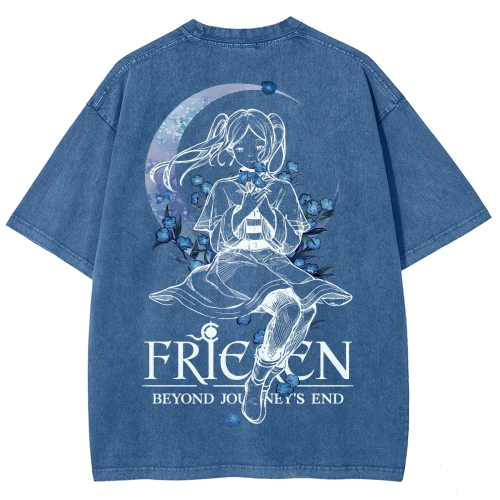 Frieren Unisex Fit Washed T-Shirt