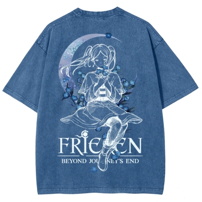 Frieren Unisex Fit Washed T-Shirt