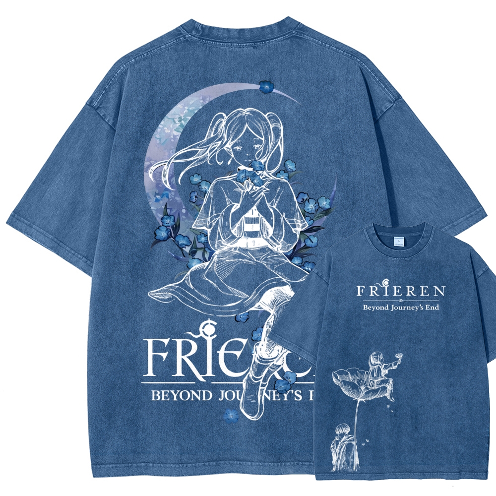 Frieren Unisex Fit Washed T-Shirt