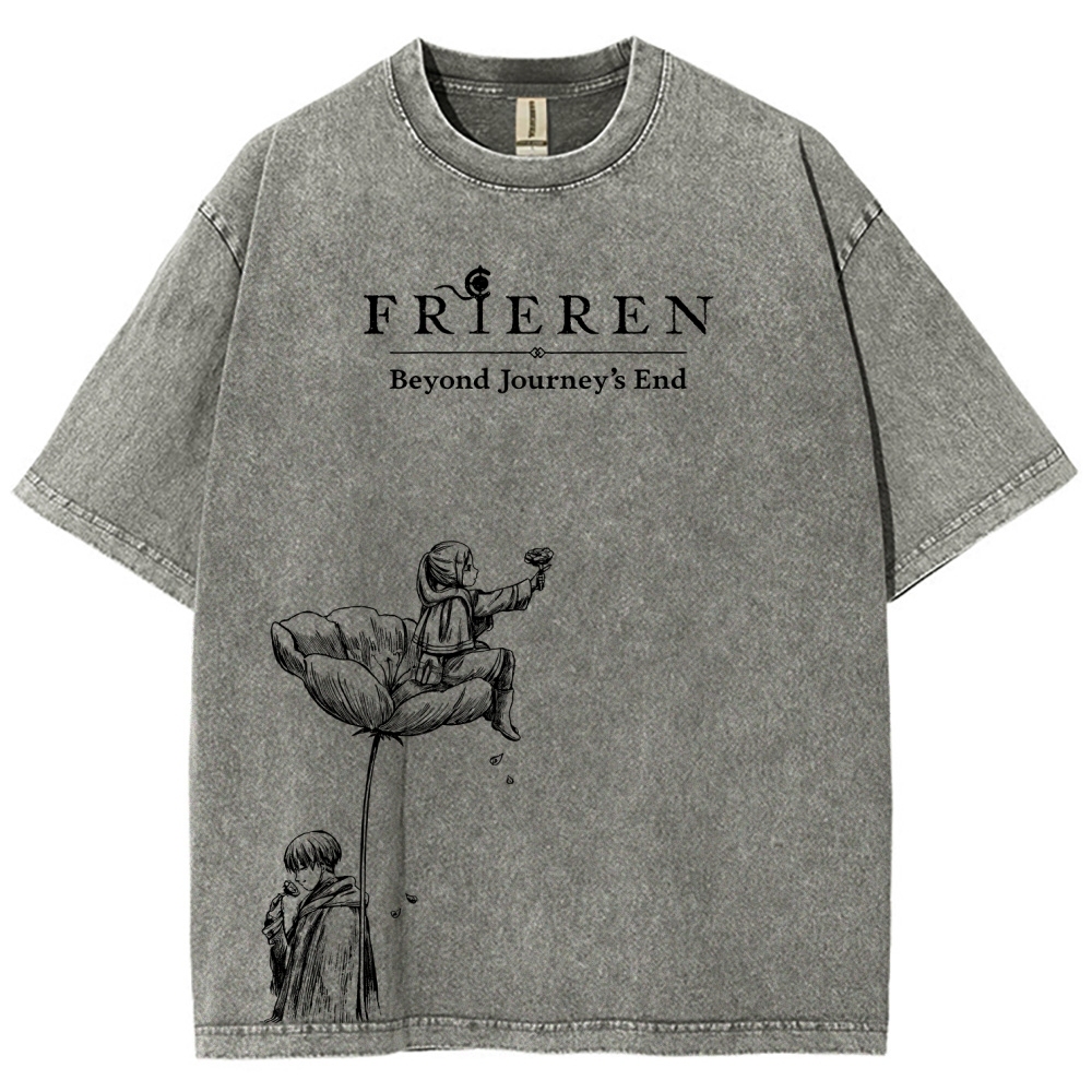 Frieren Unisex Fit Washed T-Shirt
