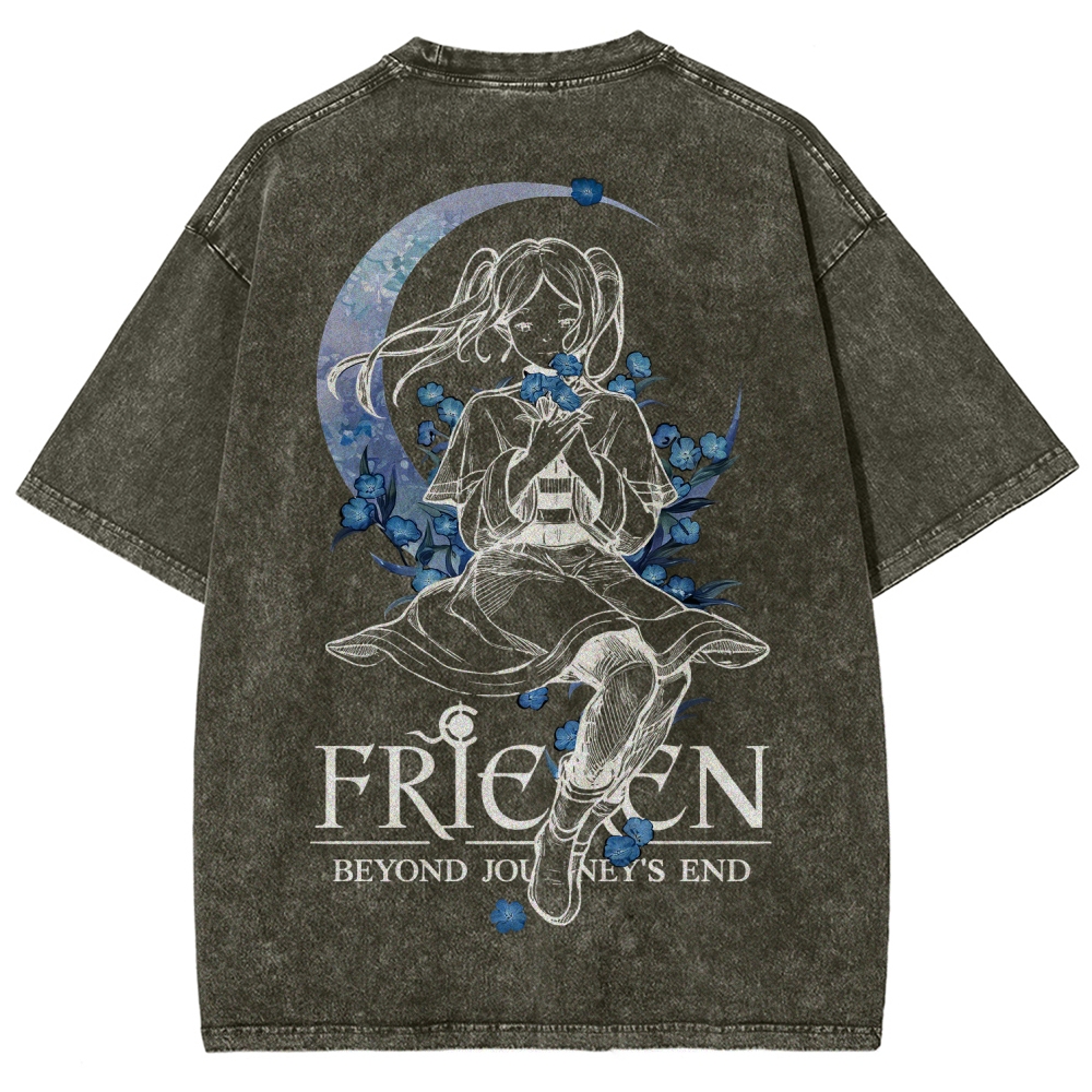 Frieren Unisex Fit Washed T-Shirt
