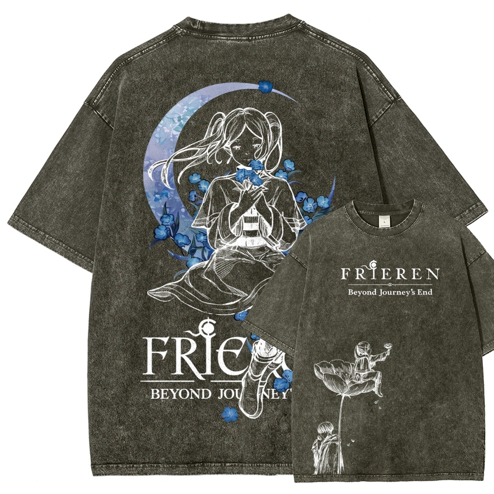 Frieren Unisex Fit Washed T-Shirt