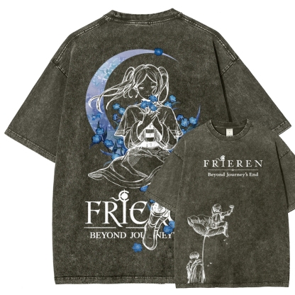Frieren Unisex Fit Washed T-Shirt