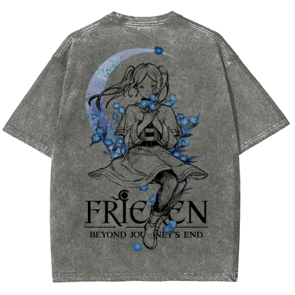 Frieren Unisex Fit Washed T-Shirt
