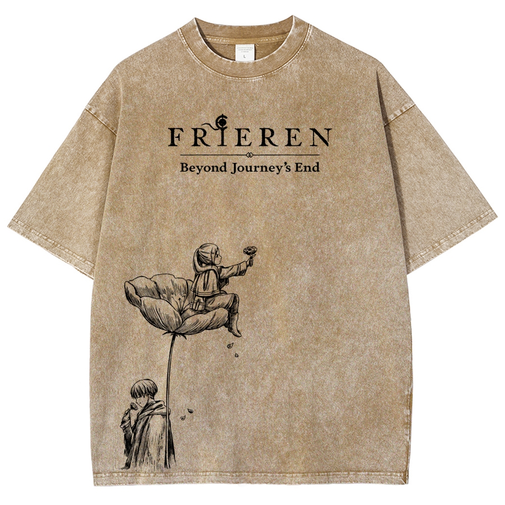 Frieren Unisex Fit Washed T-Shirt