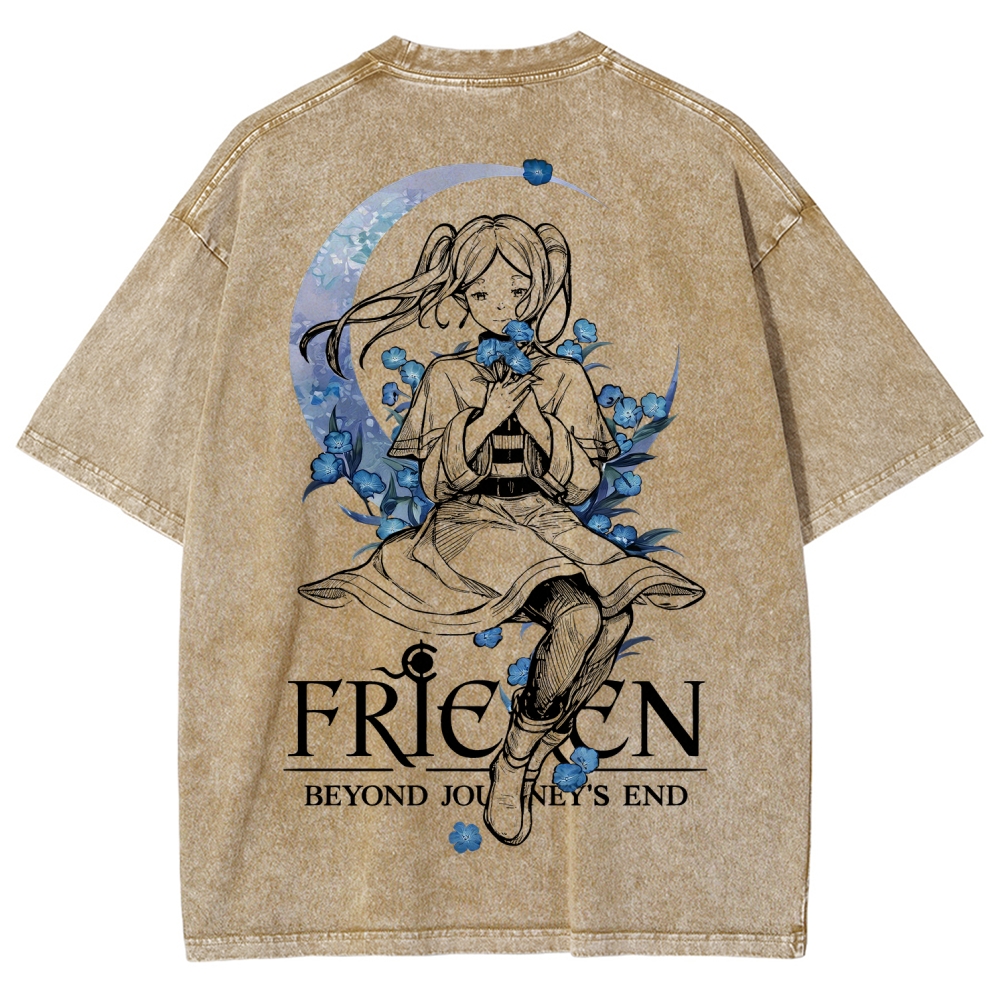 Frieren Unisex Fit Washed T-Shirt